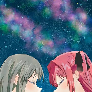空には星、地には百合