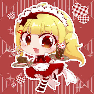コラボカフェ風の7人