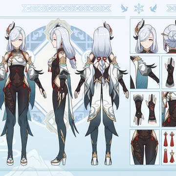 申鹤三视图