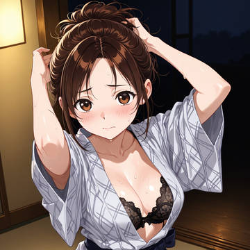 旅館の浴衣その２_Honoka