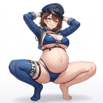 【ボテ腹シリーズ】ボルチモア(アズールレーン)