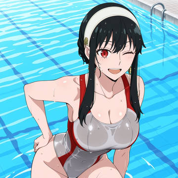 ヨル・フォージャー×競泳水着