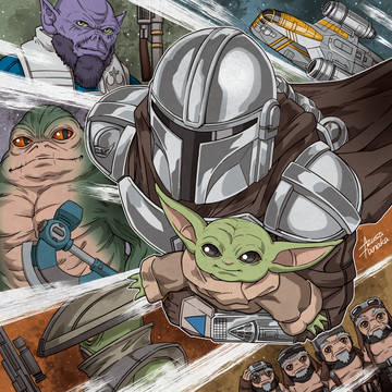 THE MANDALORIAN AND GROGU
