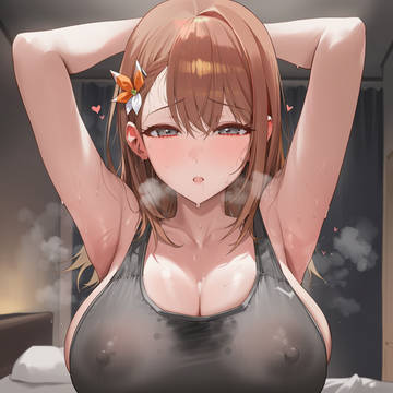 (リクエスト) 汗だく みのり スポーツブラ