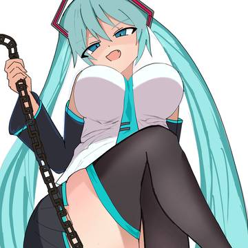 マスターを鎖でつなぐミク