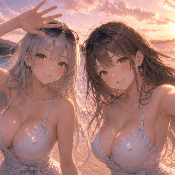 「波音の向こうで、また笑えた。」