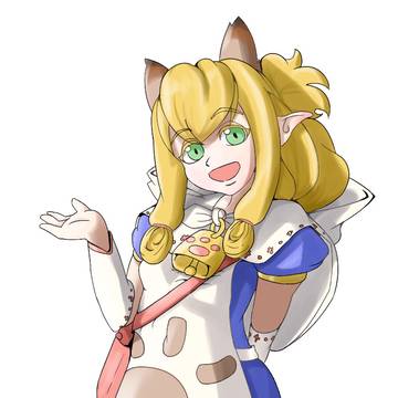 受付嬢なネコ嬢！