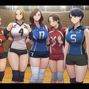 女子バレー部の大型大会♡