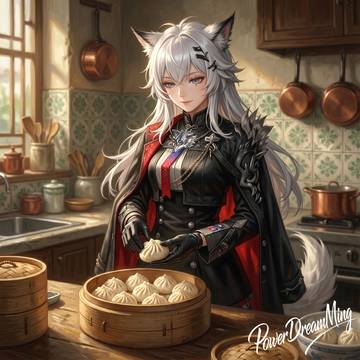 包子を作っているラップランド