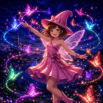 A dance with butterflies