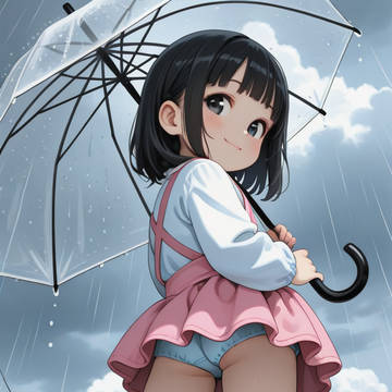 20260611傘をさす少女