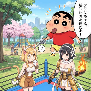 ありさちゃんの次の相手、ファイちゃん