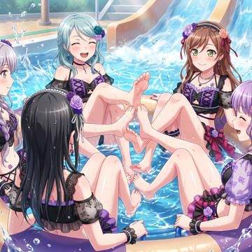 Roselia泳装水滑梯