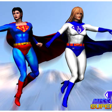 Superpants and Miss Muscle