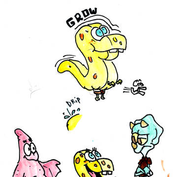 Spongesaur Dinopants