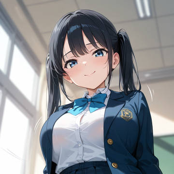 ツインテールも可愛い
