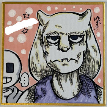 最近描いた色紙たち