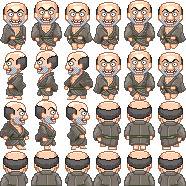 【時代劇ドット絵】スラム街の住人【フリー素材】