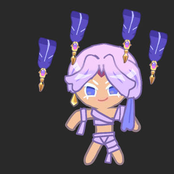 Blue mallow cookie