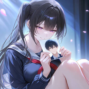 緋色の写真と愛ちゃん