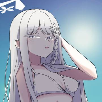 ナグサ「まぶしい？薄幸美少女だからね」