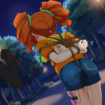 やよいちゃんと夜のお散歩