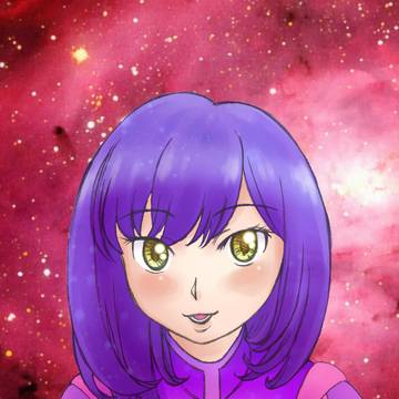 『銃と宇宙　GUNS&UNIVERSE13』表紙原画