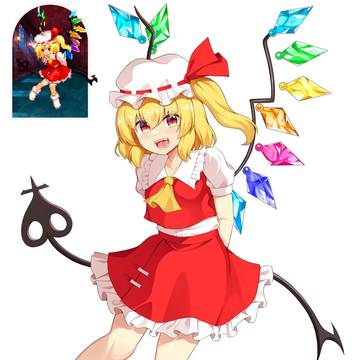 東方紅魔郷リメイク版のフランのドット絵の動き、可愛すぎる……。