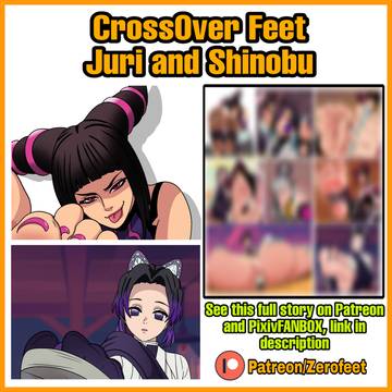 CrossOver Feet  Juri and Shinobu