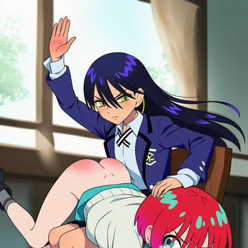 Nyaan spanking Amate Yuzuriha