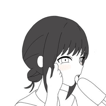 アイスを舐める彩葉