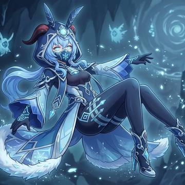 Genshin Girls Cryo Cicin Mages