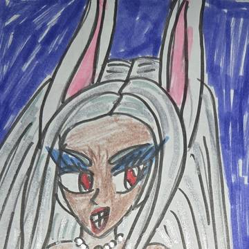 セクシーな夜会ドレス姿のミルコお姉さまです