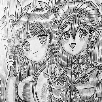 拳銃とステキな女性達(アンブレラとレイン)