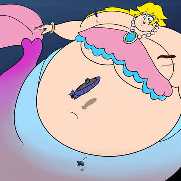 Giant Mermaid Peach