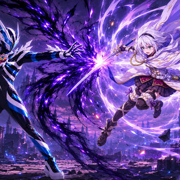 仮面ライダーノクス (彩葉) vs アムネシア