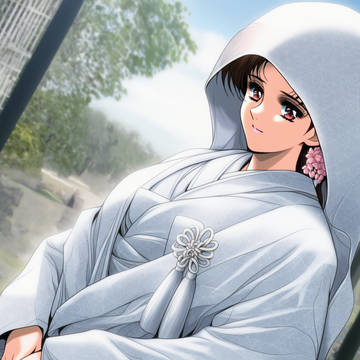 白無垢の亜由美さん