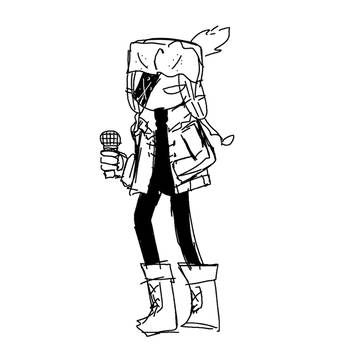 初描きルヴさん、擬人化あり