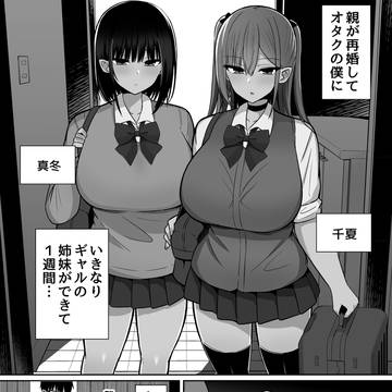 いきなりできたギャル姉妹にち○ぽ使われる話