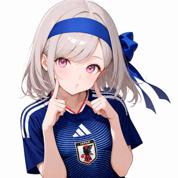 銀髪ちゃんと日本代表