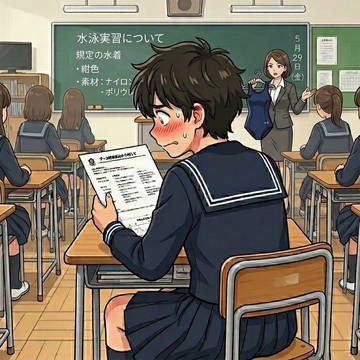 プール開きのお知らせをもらったら嫌な予感しかしない件