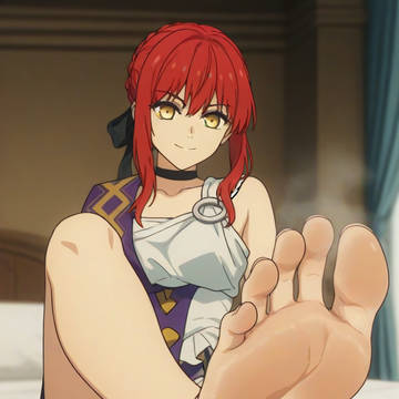 Hippolyta perfect pose on soles