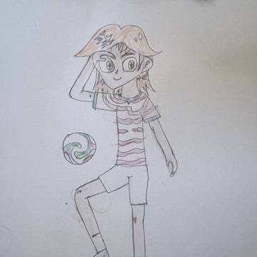 Evan in the soccer gae