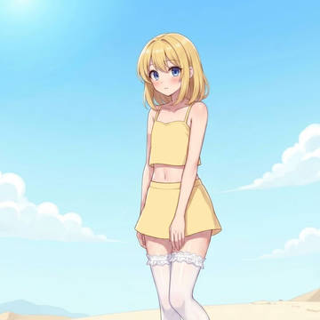 静かな広い砂地
