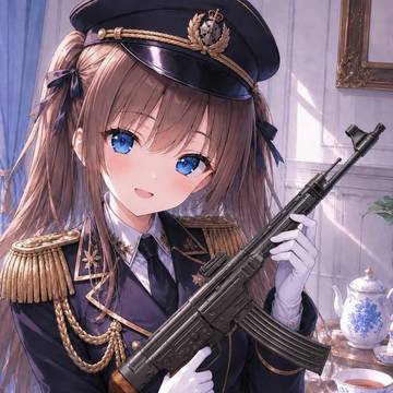 軍服とライフル