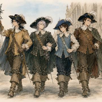 The lmirrorge Musketeers