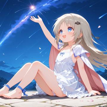 星星划过的时候~