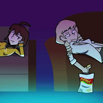 (commission) Couch Surfing