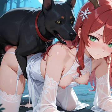 Deer girl 犬姦