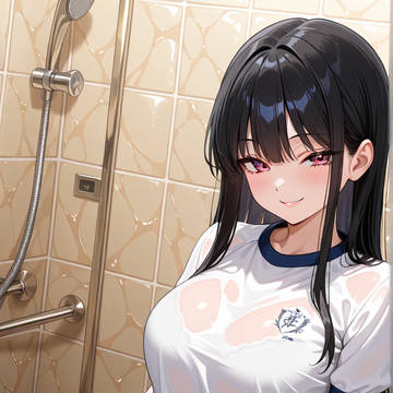 ソープ嬢　黒髪ロングヘア少女④